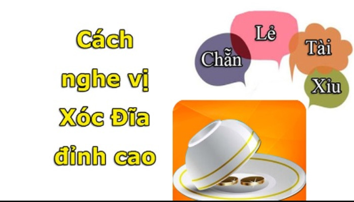 Nhận biết âm thanh trong cách nghe tiếng xóc đĩa