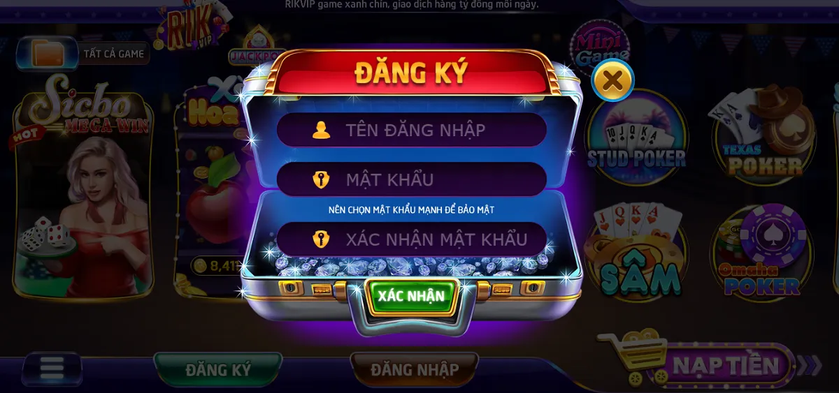 Điều kiện để đăng ký nhà cái Rikvip