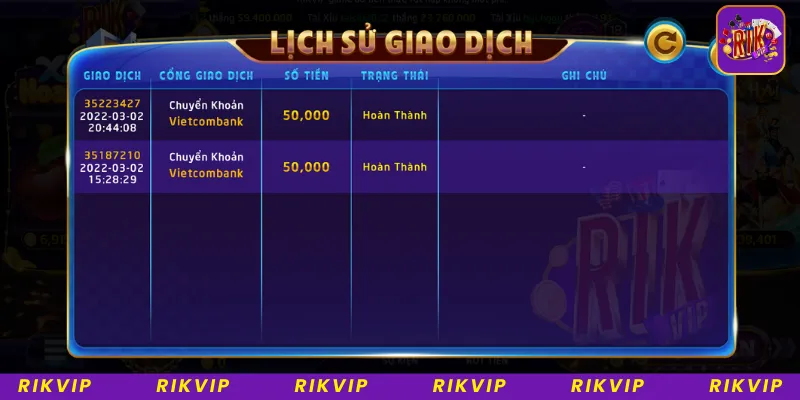 rút tiền nhà cái Rikvip
